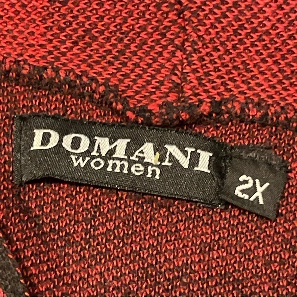 DOMANI WOMEN SWEATER/OPEN CARDIGAN SIZE 2X